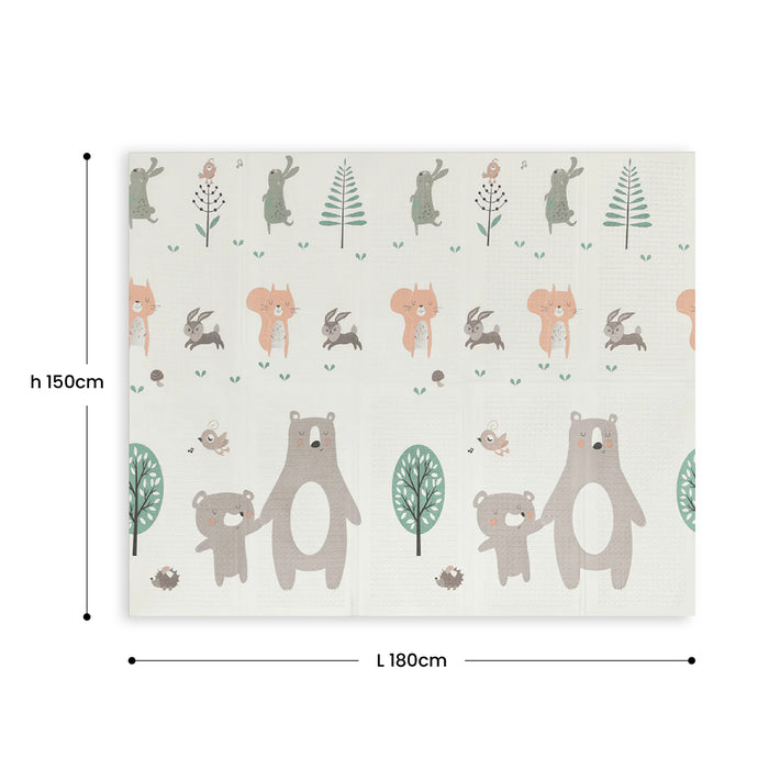 Maxi Tappeto Gioco Bambini Pieghevole Double Face