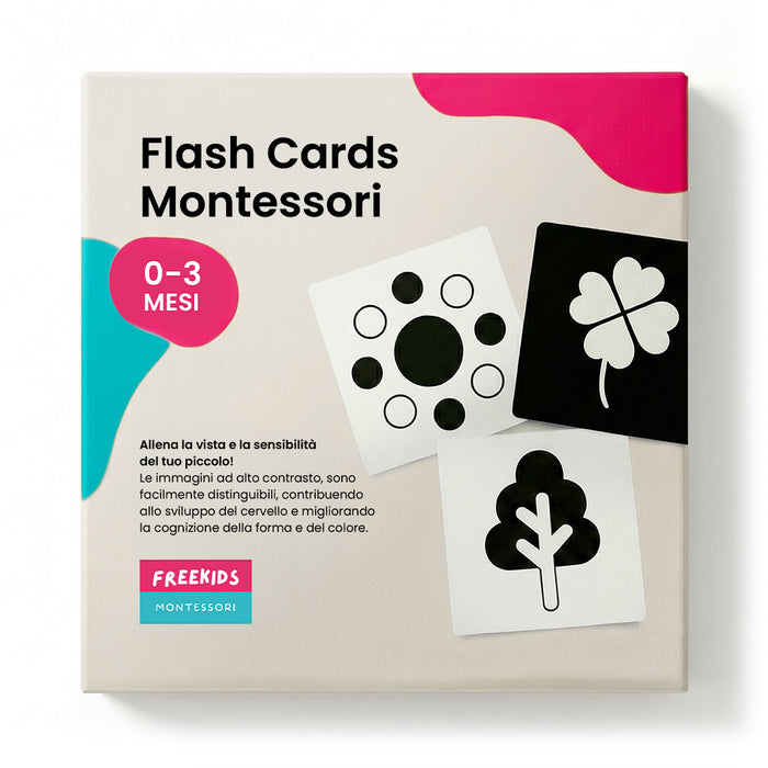 Flash Cards Montessori 0-36 Mesi