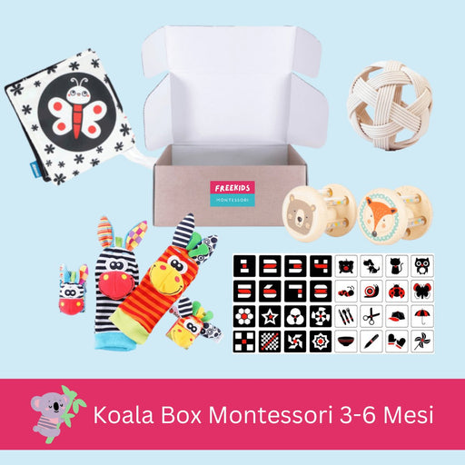 Koala Box Infanzia Montessori 3-6 Mesi - FREEKIDS MONTESSORI