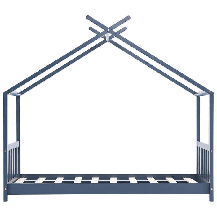 Lettino Montessori Casetta con Sbarre Legno Massello di Pino - FREEKIDS MONTESSORI