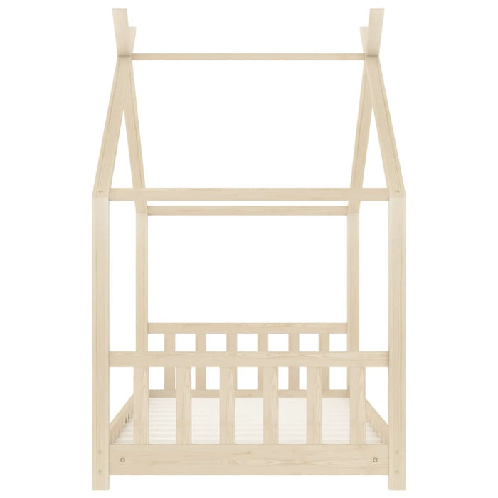 Lettino Montessori Casetta con Sbarre Legno Massello di Pino - FREEKIDS MONTESSORI