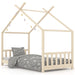 Lettino Montessori Casetta con Sbarre Legno Massello di Pino - FREEKIDS MONTESSORI