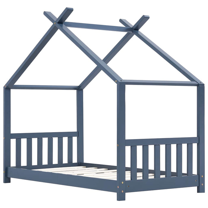 Lettino Montessori Casetta con Sbarre Legno Massello di Pino - FREEKIDS MONTESSORI