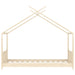 Lettino Montessori Casetta con Sbarre Legno Massello di Pino - FREEKIDS MONTESSORI