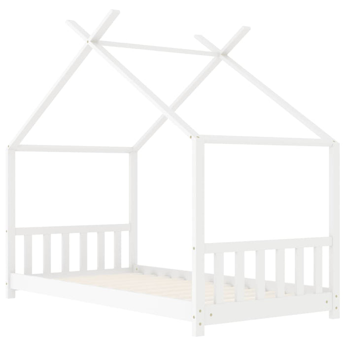 Lettino Montessori Casetta con Sbarre Legno Massello di Pino - FREEKIDS MONTESSORI