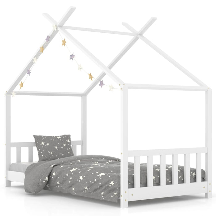 Lettino Montessori Casetta con Sbarre Legno Massello di Pino - FREEKIDS MONTESSORI