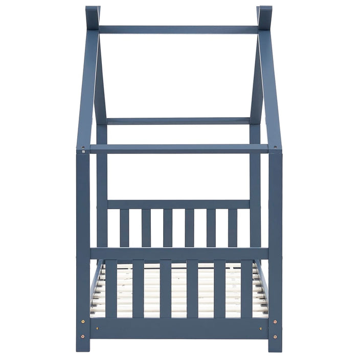 Lettino Montessori Casetta con Sbarre Legno Massello di Pino - FREEKIDS MONTESSORI