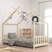 Lettino Montessori Casetta con Sbarre Legno Massello di Pino - FREEKIDS MONTESSORI