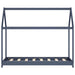 Lettino Montessori Casetta Legno Massello di Pino - FREEKIDS MONTESSORI