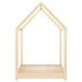 Lettino Montessori Casetta Legno Massello di Pino - FREEKIDS MONTESSORI