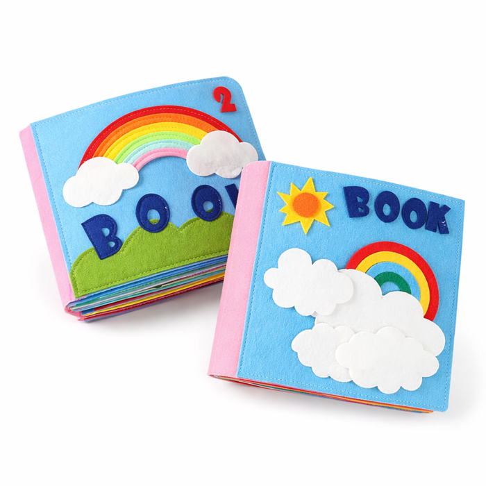 Buch Soft Book aus Regenbogenfilz