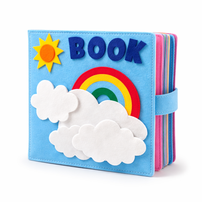Buch Soft Book aus Regenbogenfilz