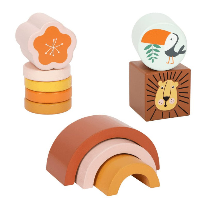 Mattoncini Sensoriali Safari - FREEKIDS MONTESSORI