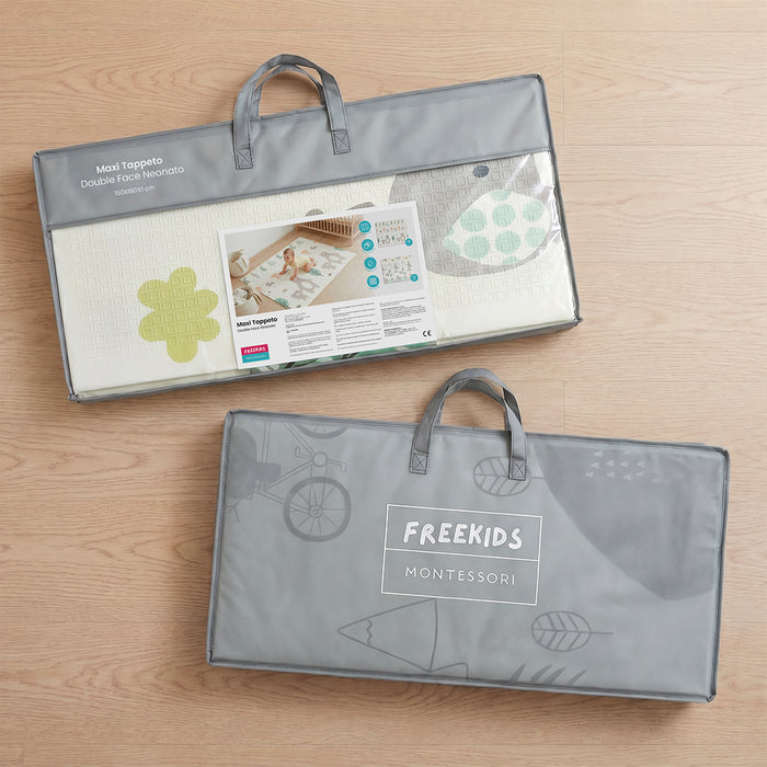Maxi Tappeto Gioco Bambini Pieghevole Double Face