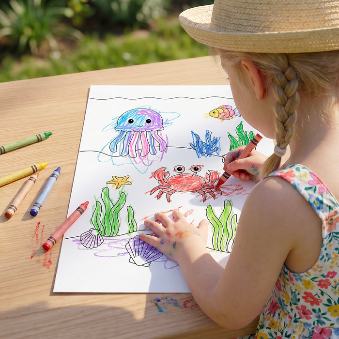 Foglio da colorare Freekids Montessori