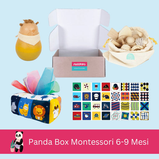 Panda Box Infanzia Montessori 6-9 Mesi - FREEKIDS MONTESSORI