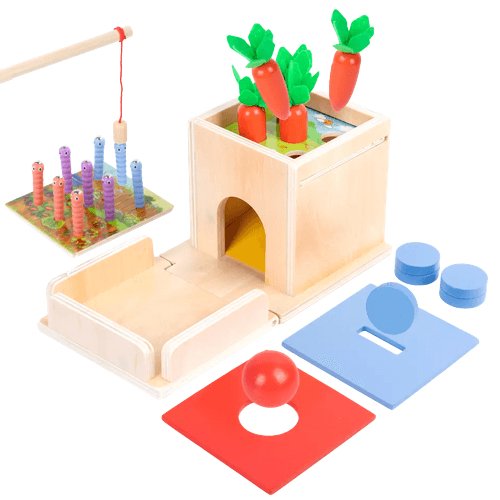 PlayBox Montessori 4 Giochi in 1 - FREEKIDS MONTESSORI