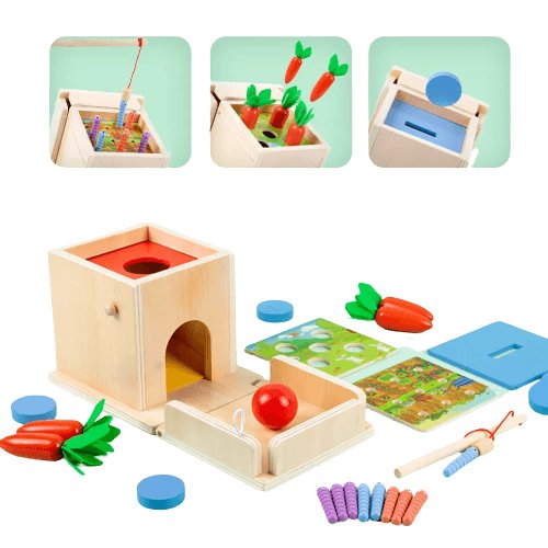 PlayBox Montessori 4 Giochi in 1 - FREEKIDS MONTESSORI