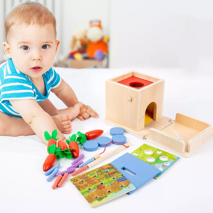 PlayBox Montessori 4 Giochi in 1 - FREEKIDS MONTESSORI