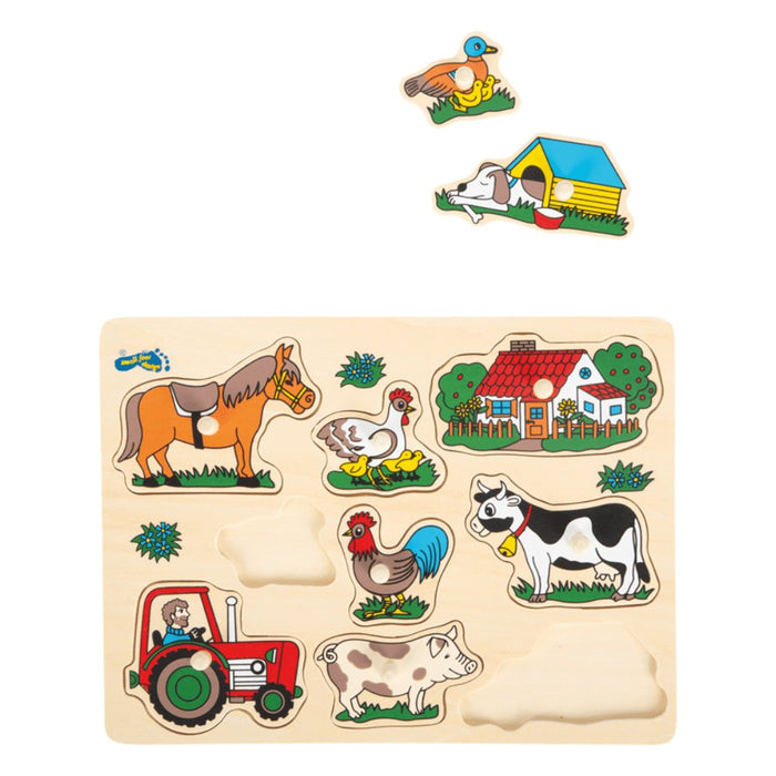 Puzzle Legno Illustrato 12 Mesi+ - FREEKIDS MONTESSORI