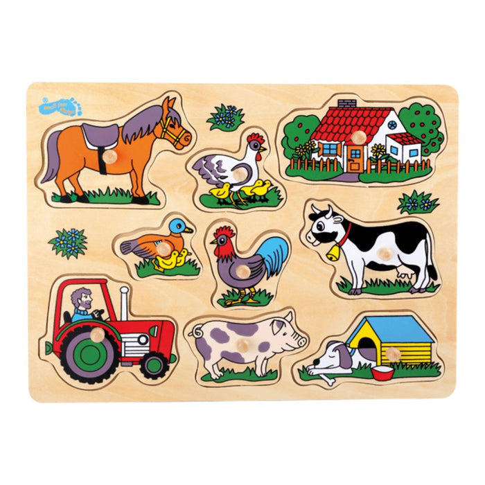 Puzzle Legno Illustrato 12 Mesi+ - FREEKIDS MONTESSORI