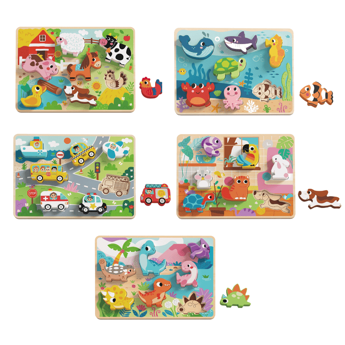 Chunky Puzzle Legno 12 Mesi+