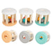 Set 3 Sonagli Pastello Neonato - FREEKIDS MONTESSORI