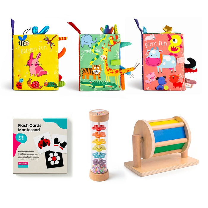 Set Sensoriale Montessori Prime Scoperte