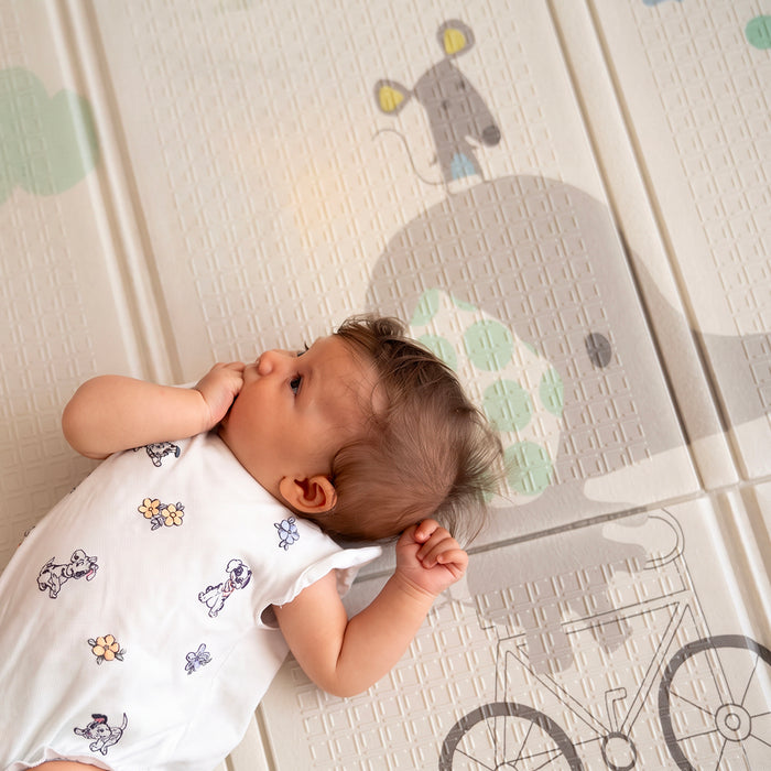 Maxi Tappeto Gioco Bambini Pieghevole Double Face