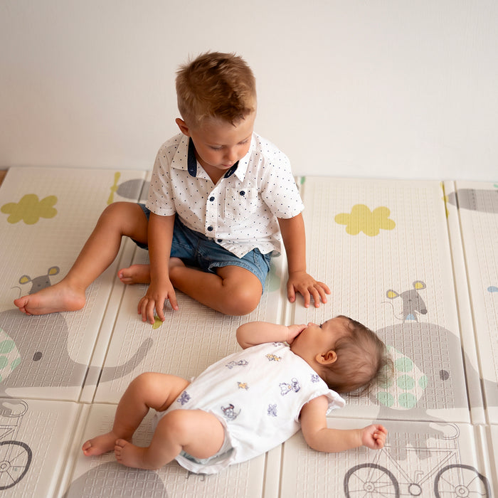 Maxi Tappeto Gioco Bambini Pieghevole Double Face