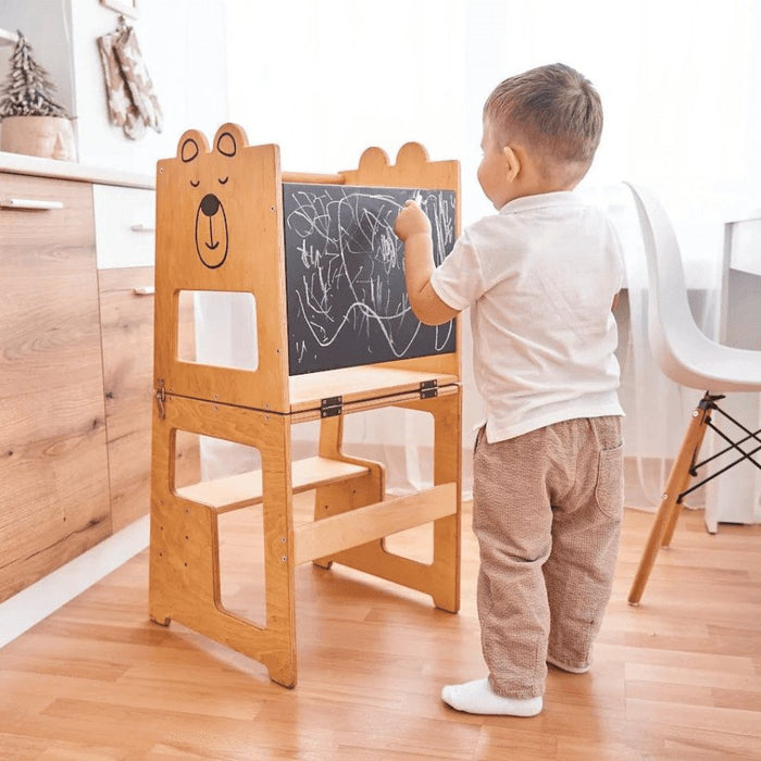 Torre Montessori 3 in 1 Tavolo e Sedia - FREEKIDS MONTESSORI