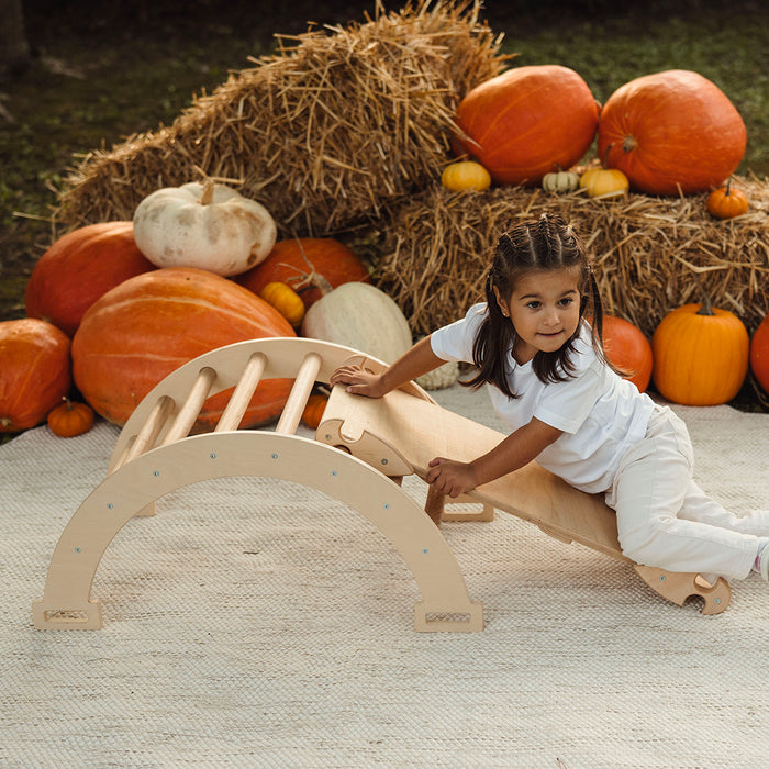 Arco Dondolo Montessori con Cuscino e Rampa