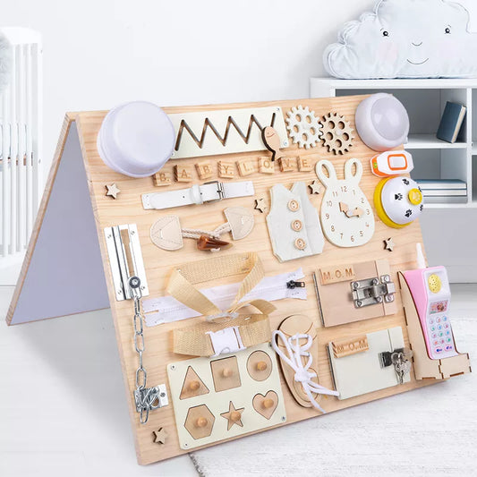 Gioco Educativo Montessori PlayBox 4 in 1 in legno – FREEKIDS MONTESSORI